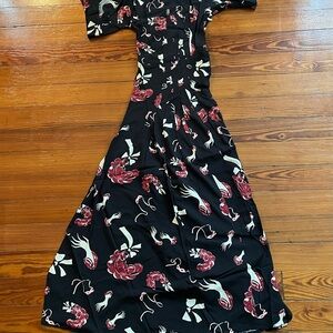 Trashy Diva Midnight Slap and Tickle Jenny Tie sleeve Dress